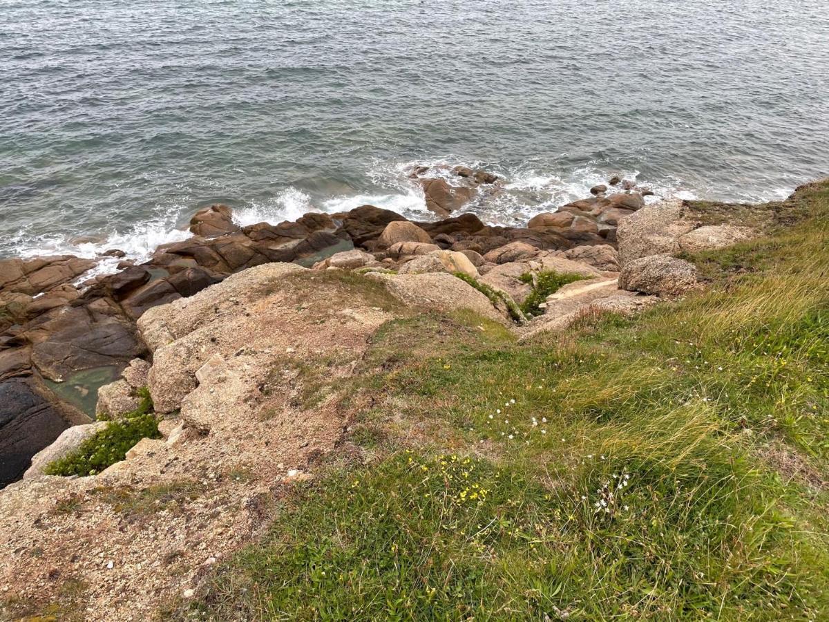 Au Petit Brick - Cosy Beachfront House Maupertus-sur-Mer Exteriör bild