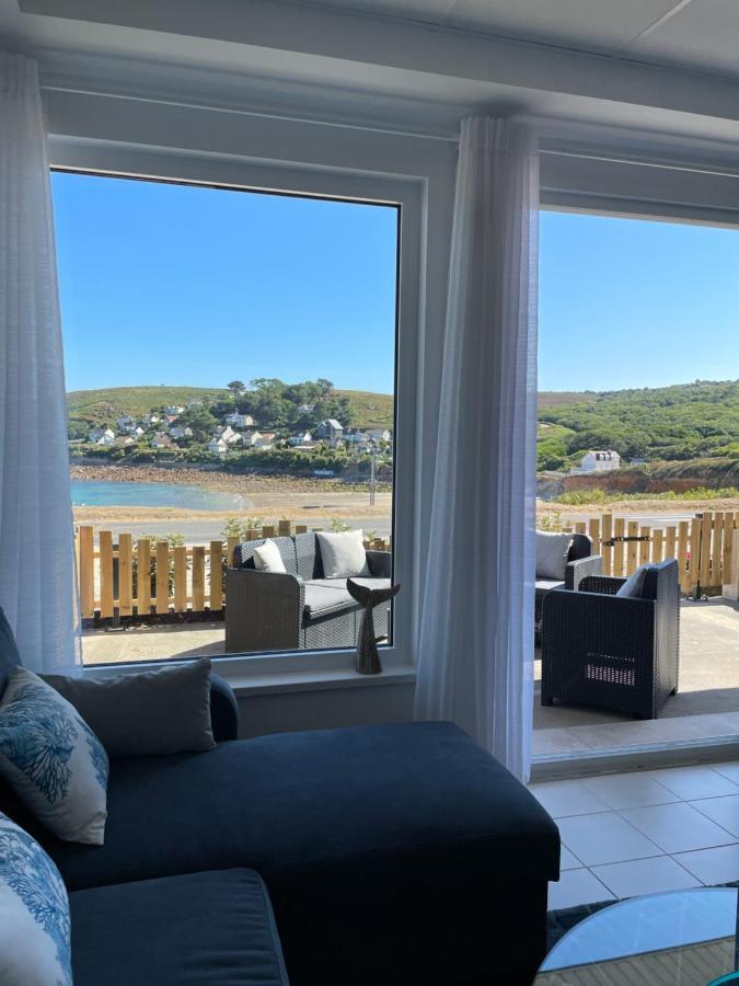 Au Petit Brick - Cosy Beachfront House Maupertus-sur-Mer Exteriör bild