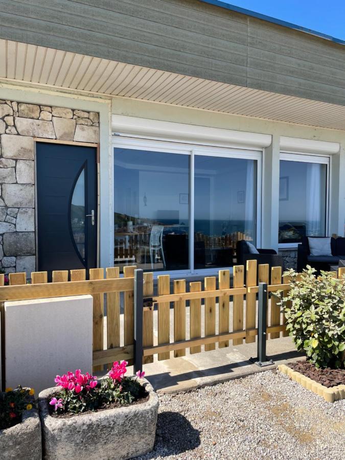 Au Petit Brick - Cosy Beachfront House Maupertus-sur-Mer Exteriör bild